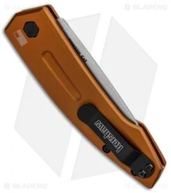 Kershaw Launch 2 Automatic Knife Bronze Aluminum (3.4" Stonewash) 7200EBSW -Kershaw Kershaw Launch 2 Auto Bronze Alum SW KER7200EBSW BHQ 90333 jr side