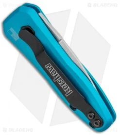 Kershaw Launch 4 CA Legal Automatic Knife Teal (1.9" Stonewash) -Kershaw Kershaw Launch 4 CA Legal Auto Teal SW KER7500TEALSW BHQ 92074 jr side