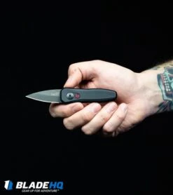Kershaw Launch 4 CA Legal Automatic Knife (1.9" Black) 7500BLK 16 Kershaw Launch 4 CA Legal Automatic Knife (1.9" Black) 7500BLK -Kershaw Kershaw Launch 4 CA Legal Automatic Knife Black 7500BL BHQ 34416 in hand web 1