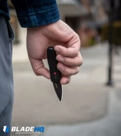 Kershaw Launch 4 CA Legal Automatic Knife OD Green (1.9" Black) 7500OLBLK -Kershaw Kershaw Launch 4 CA Legal Automatic Knife Black 7500BL BHQ 34416 lifestyle web 4