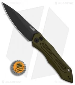 Kershaw Launch 6 Automatic Knife OD Green (3.75" Black) 7800OLBLK -Kershaw Kershaw Launch 6 Olive Black BHQ 89519 er bottlecap