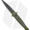 Kershaw Launch 8 Stiletto Automatic Knife Green/CF (3.5" Black)