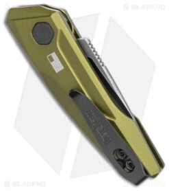 Kershaw Launch 9 Automatic Knife OD Green Aluminum (1.8" Black SW) 7250OLBW -Kershaw Kershaw Launch 9 Auto OD Green Blackwash BHQ 147570 jr side