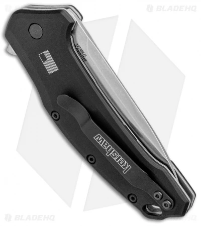 Kershaw Link Drop Point Knife Black (3.25" M390 Stonewash) 1776BLK 3 Kershaw Link Drop Point Knife Black (3.25" M390 Stonewash) 1776BLK - Image 3