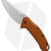 Kershaw Link Drop Point Knife Flat Dark Earth Aluminum (3.25" Stonewash)