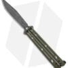Kershaw Lucha Balisong Butterfly Knife OD Green (4.5" Blackwash) 5150ODBW