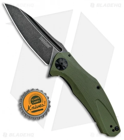 Kershaw Natrix A/O Knife Olive Green G-10 (3.25" BlackWash) 7007OLBW 4 Kershaw Natrix A/O Knife Olive Green G-10 (3.25" BlackWash) 7007OLBW - Image 4