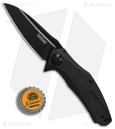 Kershaw Natrix Assisted Opening Sub-Frame Lock Knife Black G-10 (3.25" Black) 4 Kershaw Natrix Assisted Opening Sub-Frame Lock Knife Black G-10 (3.25" Black) - Image 4
