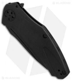 Kershaw Natrix Sub-Frame Lock Knife Black G-10 (3.25" Black) 7007BLK -Kershaw Kershaw Natrix Black G10 black BHQ 80569 er spine