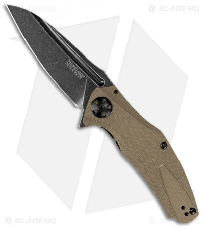 Kershaw Natrix Sub-Frame Lock A/O Knife Tan G-10 (3.25" Black Stonewash) 1 Kershaw Natrix Sub-Frame Lock A/O Knife Tan G-10 (3.25" Black Stonewash)