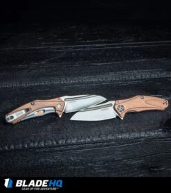 Kershaw Mini Natrix Sub-Frame Lock Knife Copper (2.75" Stonewash) 7006CU 12 Kershaw Mini Natrix Sub-Frame Lock Knife Copper (2.75" Stonewash) 7006CU -Kershaw Kershaw Natrix Sub Frame Lock Knife Copper Stonewash 7006CU BHQ80567 kp black wood web