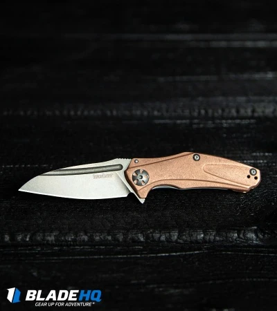 Kershaw Mini Natrix Sub-Frame Lock Knife Copper (2.75" Stonewash) 7006CU 5 Kershaw Mini Natrix Sub-Frame Lock Knife Copper (2.75" Stonewash) 7006CU - Image 5