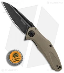 Kershaw Natrix Sub-Frame Lock Knife Tan G-10 (3.25" Black Stonewash) 7007TANBW 7 Kershaw Natrix Sub-Frame Lock Knife Tan G-10 (3.25" Black Stonewash) 7007TANBW -Kershaw Kershaw Natrix Tan G10 Black SW BHQ 87958 er bottlecap