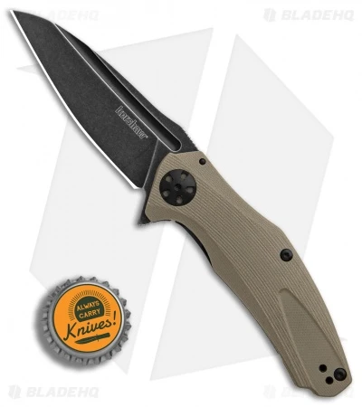 Kershaw Natrix Sub-Frame Lock Knife Tan G-10 (3.25" Black Stonewash) 7007TANBW 4 Kershaw Natrix Sub-Frame Lock Knife Tan G-10 (3.25" Black Stonewash) 7007TANBW - Image 4