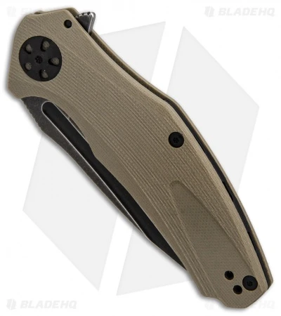 Kershaw Natrix Sub-Frame Lock Knife Tan G-10 (3.25" Black Stonewash) 7007TANBW 3 Kershaw Natrix Sub-Frame Lock Knife Tan G-10 (3.25" Black Stonewash) 7007TANBW - Image 3