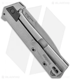 Kershaw Oblivion Assisted Opening Flipper Knife Black GFN (3.5" Stonewash) 3860 -Kershaw Kershaw Oblivion Assisted Opening Flipper black GFN SW 3860 BHQ 94079 jr side