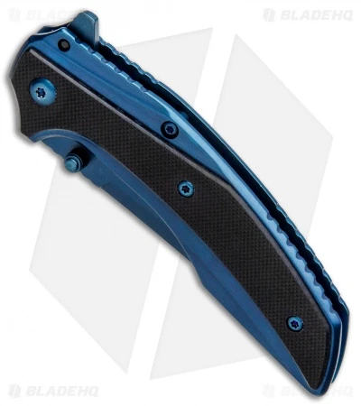 Kershaw Outright A/O Frame Lock Knife Blue/Black G-10 (3" Blue) 8320 2 Kershaw Outright A/O Frame Lock Knife Blue/Black G-10 (3" Blue) 8320 - Image 2