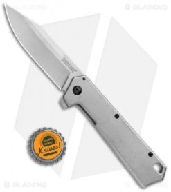 Kershaw Passage Assisted Opening Knife Stainless Steel (3.5" Stonewash) -Kershaw Kershaw Passage KS1361X BHQ 104004 jr bottlecap