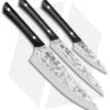 Kershaw Inspire Utility Kitchen Knife Set Black Synthetic (Hammered)