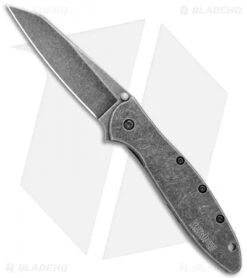 Kershaw Random Leek Reverse Tanto Assisted Opening Knife (3" Black SW)