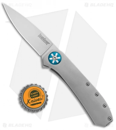 Kershaw Rexford Amplitude Frame Lock Knife Stainless Steel (3.12" Bead Blast) 4 Kershaw Rexford Amplitude Frame Lock Knife Stainless Steel (3.12" Bead Blast) - Image 4