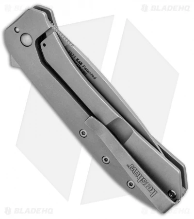 Kershaw Rexford Amplitude Frame Lock Knife Stainless Steel (3.12" Bead Blast) 3 Kershaw Rexford Amplitude Frame Lock Knife Stainless Steel (3.12" Bead Blast) - Image 3