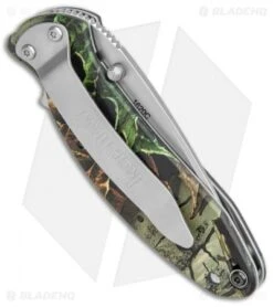 Kershaw Scallion Flipper Knife Tree Camo Aluminum (2.25" Satin) 1620C -Kershaw Kershaw Scallion Assisted Opening Tree Camo BB 1620C BHQ 0377 jr side