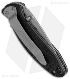 Kershaw Scallion Assisted Opening Knife Black GRN (2.25" Bead Blast) 1620 -Kershaw Kershaw Scallion Black GFN BB 1620 BHQ 0082 jr side