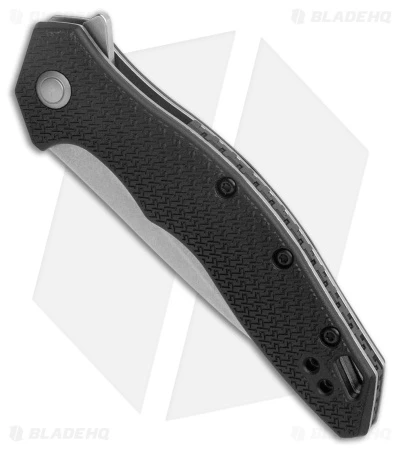 Kershaw Shoreline Liner Lock Assisted Knife Black FRN (3.25" Stonewash) 1845 2 Kershaw Shoreline Liner Lock Assisted Knife Black FRN (3.25" Stonewash) 1845 - Image 2