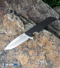 Kershaw Skyline Liner Lock Knife Black G-10 (3.125" Stonewash) 1760 -Kershaw Kershaw Skyline Liner Lock Knife Black G 10 Stonewash 1760 BHQ 8520 kp rock web