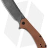 Kershaw Static Cleaver Liner Lock Knife Brown Micarta (2.8" Black SW D2)