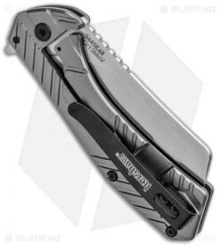 Kershaw Static Cleaver Frame Lock Knife Gray Stainless Steel (2.8" Satin) 3445 6 Kershaw Static Cleaver Frame Lock Knife Gray Stainless Steel (2.8" Satin) 3445 -Kershaw Kershaw Static Cleaver FL Gray SS Satin 3445 BHQ 101842 jr side