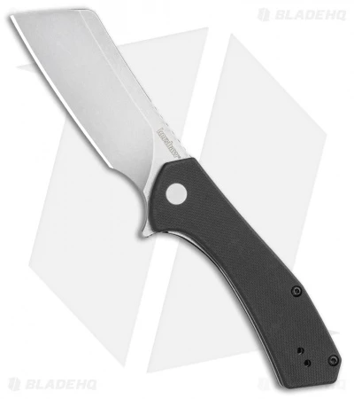 Kershaw Static Cleaver Liner Lock Knife Black G-10 (2.8" SW D2) 1 Kershaw Static Cleaver Liner Lock Knife Black G-10 (2.8" SW D2)