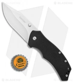 Kershaw Tension Liner Lock Knife Black G-10 (3.1" Satin) -Kershaw Kershaw Tenstion LL Black G 10 Satin KS1490 BHQ 100763 jr bottlecap