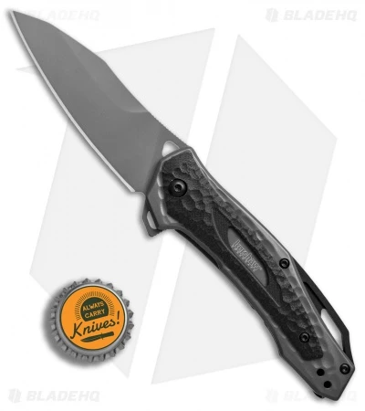 Kershaw Vedder Assisted Opening Knife Black G-10 Overlays (3.25" Gray) 2460 4 Kershaw Vedder Assisted Opening Knife Black G-10 Overlays (3.25" Gray) 2460 - Image 4