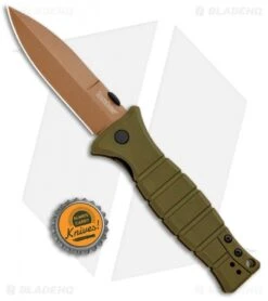 Kershaw XCOM Liner Lock Knife Desert Warrior GFN (3.6" Copper) Exclusive -Kershaw Kershaw XCOM LL Desert Warrior GFN Copper Exclusive 3425DW BHQ 103239 jr bottlecap