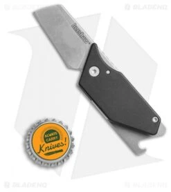 Kershaw Sinkevich Pub Friction Lock Knife Black G-10 (1.6" Stonewash) 4036BLK -Kershaw Kershaw sinkevich Pub Friction lock black sw 4036BLK BHQ 52199 er size
