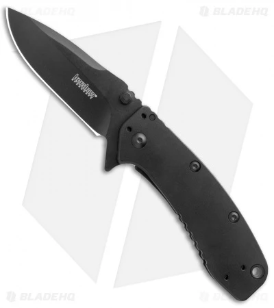 Kershaw Cryo II Assisted Opening Knife (3.25" Black) 1556BLK 1 Kershaw Cryo II Assisted Opening Knife (3.25" Black) 1556BLK