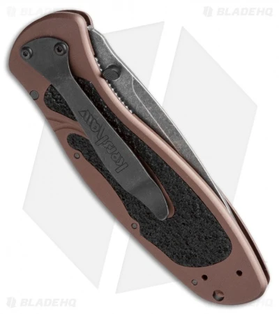 Kershaw Blur Assisted Opening Knife Brown (BlackWash Elmax) 1670BWBR 2 Kershaw Blur Assisted Opening Knife Brown (BlackWash Elmax) 1670BWBR - Image 2