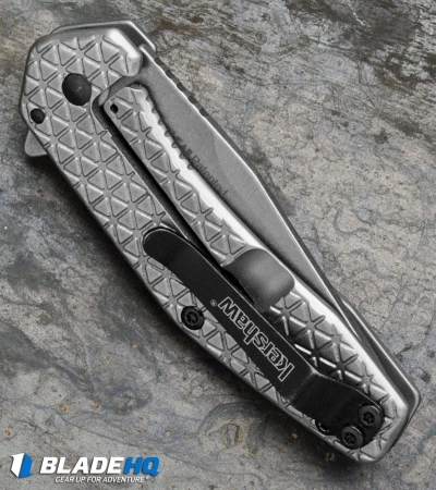 Kershaw Cathode Assisted Opening Flipper Knife (2.25" Stonewash) 1324 3 Kershaw Cathode Assisted Opening Flipper Knife (2.25" Stonewash) 1324 - Image 3