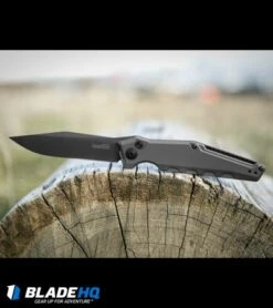 Kershaw Galyean Launch 7 Automatic Knife Gray (3.75" Black) 7900GRYBLK -Kershaw kershaw launch 7 7900GRYBLK BHQ 52153 dl