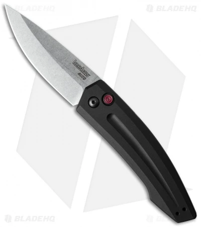 Kershaw Launch 2 Automatic Knife Black Aluminum (3.4" Stonewash) 7200 1 Kershaw Launch 2 Automatic Knife Black Aluminum (3.4" Stonewash) 7200