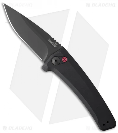 Kershaw Launch 3 Automatic Knife Black Aluminum (3.4" Black) 7300BLK 1 Kershaw Launch 3 Automatic Knife Black Aluminum (3.4" Black) 7300BLK