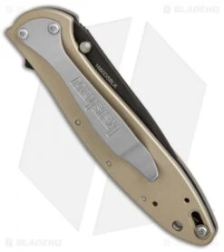 Kershaw Leek Assisted Opening Knife Desert Sand (3" Black) 1660DSBLK -Kershaw kershaw leek desert sand KS1660DSBLK BHQ 49608 er side