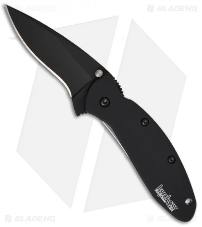 Kershaw Scallion Assisted Opening Knife Black (2.25" Black) 1620ALBLK 1 Kershaw Scallion Assisted Opening Knife Black (2.25" Black) 1620ALBLK