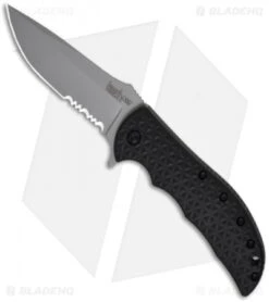 Kershaw Volt II Assisted Opening Knife Black (3.25" Bead Blast Serr) 3650ST