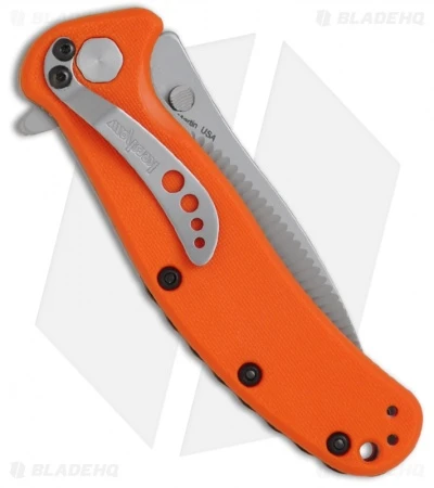Kershaw Zing Liner Lock Knife Orange (3" Bead Blast) 1735OR 2 Kershaw Zing Liner Lock Knife Orange (3" Bead Blast) 1735OR - Image 2