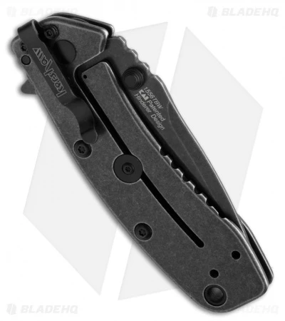 Kershaw Cryo II Tanto Assisted Opening Knife (3.25" BlackWash) 1556TBW 2 Kershaw Cryo II Tanto Assisted Opening Knife (3.25" BlackWash) 1556TBW - Image 2